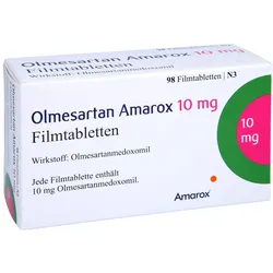 Olmesartan Amarox 10 mg Filmtabletten 98 St