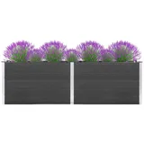 vidaXL Garten-Hochbeet 200x100x91 cm WPC Grau
