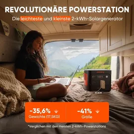 Jackery Explorer 2000 v2 Tragbare Powerstation 2200W