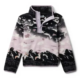 Columbia Helvetia II Printed Half Snap Fleec Shale Purple Sisters, Lavender Pearl, L