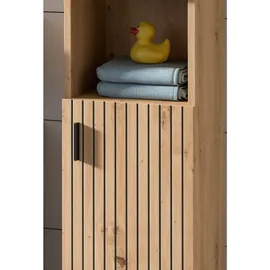 inn.furn Livia Büroschrank 30 x 95 x 30 cm Braun