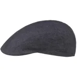 Stetson Madison Leinen Flatcap Schirmmütze Delave-Optik Herren und Damen Frühling Sommer Denim 59 cm - 59