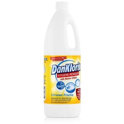 DanKlorix DanKlorix Hygiene-Reiniger Zitronen Frische 1,5L - Mit Aktiv-Chlor (1e WC-Reiniger