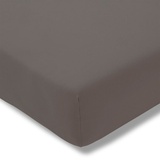 Estella Spannbettlaken »Jersey-Stretch-Spannbetttuch«, Der Maßanzug für die Matratze, 37084712-0 graphit B/L: 150 cm x 200-220 cm