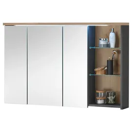 Die Möbelfundgrube MEMPHIS 110 cm grau mit LED-Beleuchtung