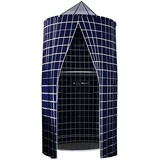 Portable Shower Curtain Runde, Runde Reißverschluss Polyester Tuch Bad Abdeckung Bad Konto Für Outdoor-Camping, Wandern, Strand, Dusche, WC, Bekleidungsstand, Privatsphäre,B