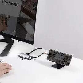 Baseus Metal Gleam Series 4-in-1 USB-C Hub,