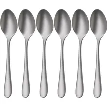 WMF Merit Espressolöffel-Set, 6 Stück, 6 Personen, sandgestrahlt, Ergonomisch, Cromargan protect®, Spülmaschinenfestes Besteck 1140966310