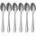 WMF Merit Espressolöffel-Set, 6 Stück, 6 Personen, sandgestrahlt, Ergonomisch, Cromargan protect®, Spülmaschinenfestes Besteck 1140966310