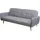 MCW Schlafsofa MCW-J18, Couch Klappsofa Gästebett Bettsofa, Schlaffunktion Stoff/Textil 185cm ~ grau