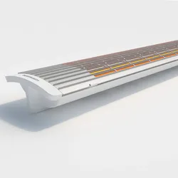 HEATSCOPE NEXT Energy-Heizstrahler weiß [konvexer Infrarot-Heizstrahler]: ohne Fernsteuerung