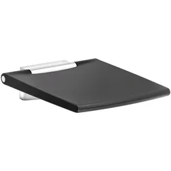Keuco Plan Care Klappsitz 34983010037, Accessoires, chrom/schwarzgrau