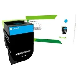 Lexmark 70C2HCE High Yield Corporate Toner Cyan fuer ca. 3.000 Seiten