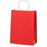MAILmedia Papiertüte Gewundener Griff 320 x 120 x 410 mm 15.7 L rot 200 Stück