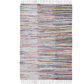 Beliani Mersin Kurzflorteppich 140 x 200 cm Mehrfarbig