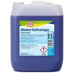 WECO Alkohol-Duftreiniger, Idealer Schnell- und Schonreiniger für alle glatten Oberflächen, 10 l - Kanister