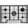 Electrolux Kochplatte 5 Gasbrenner 75 cm Silber