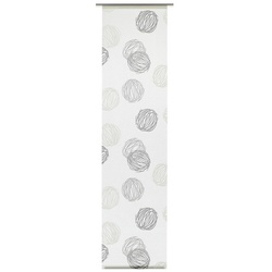 GARDINIA Flächenvorhang, BxHxL: 60 x 245 x 245 cm, Knäuel - weiss