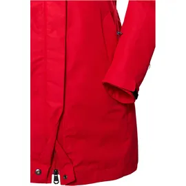 KILLTEC Parka KOS 44 WMN PRK Wasserdichte, atmungsaktive Damenjacke mit abnehmbarer Kapuze rot 46 EU