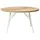 Cinas Ellen Gartentisch Ø 130 x 74 cm Weiß/Teak