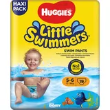 HUGGIES Little Swimmers Schwimmwindeln Gr.5/6 (12 - 18 kg), 1 Packung mit 19 Stück