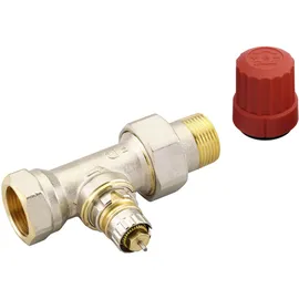 Danfoss Ventilgehäuse RA-N 20 R 3/4" Durchgang, matt vernickelt