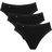 SLOGGI 24/7 Cotton Lace Tai C3p Slip Schwarz 40