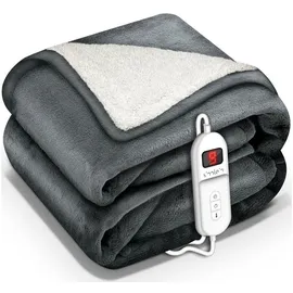 sinnlein Heizdecke mit Abschaltautomatik 200 x 180 cm Grau