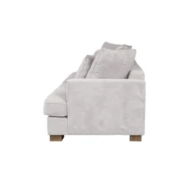 Soho Couch Webstoff 3-Sitzer Weiß