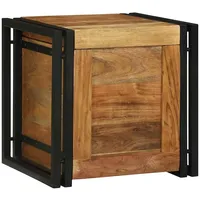VidaXL Aufbewahrungs-Truhen 40 x 40 x 40 cm Massivholz