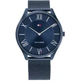 Tommy Hilfiger Analog Quarzuhr für Herren mit Edelstahl- oder Lederarmband