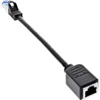 InLine InLine® Patchkabel Verlängerung, RJ45 Protektor, S/FTP (PiMf), Cat.6A,