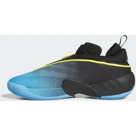 adidas Basketballschuh ADIDAS PERFORMANCE "D.O.N. ISSUE 7", Herren, Gr. 43, blau (lucid aquamarine, core schwarz, gelb), Textil, Schuhe
