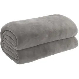 vidaXL Gewichtsdecke mit Bezug Grau 122x183 cm 5 kg Stoff
