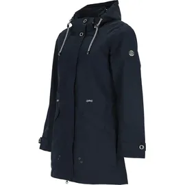 Blue Wave Damen Funktionsparka Mina mit Jersey Innenfutter - Wasserdichte und Atmungsaktive Funktionsjacke in Marine Größe 42 - 42