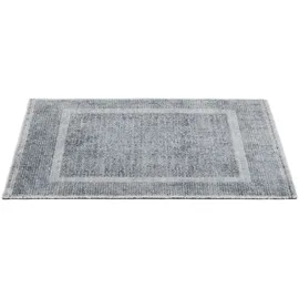 Barbara Becker Fußmatte BARBARA BECKER "Square BB, Made in Belgium", silber (silberfarben), B:67cm H:10mm L:170cm, Polyamid, Teppiche, Fußmatte, Schmutzfangmatte, auch als Läufergröße erhältlich