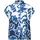 Betty & Co Hemdbluse mit Print Blau/Weiß 40
