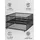 Sämann & Schlupfsprossen - Black Edition - Premium | Gr.: 120x120 cm Babymöbel, Laufstall Baby