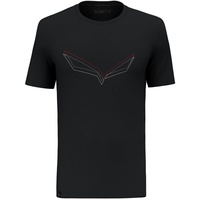 Salewa Pure Eagle Frame Dry T-Shirt Men, Black Out, XL