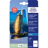 Avery Zweckform Zweckform Fotopapier C2550-20 Premium Inkjet, 250g/m2, einseitig hochglänzend, 20 Blatt,