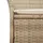vidaXL Gartenstühle mit Kissen 2 Stk. Beige Poly Rattan Massivholz