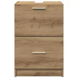 vidaXL Badezimmerschrank Artisan-Eiche 40 x 37 x 59 cm Holzwerkstoff