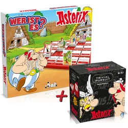 Asterix Spiele BUNDLE - Wer ist es? + Trivial Pursuit Gesellschaftsspiel Quizspiel
