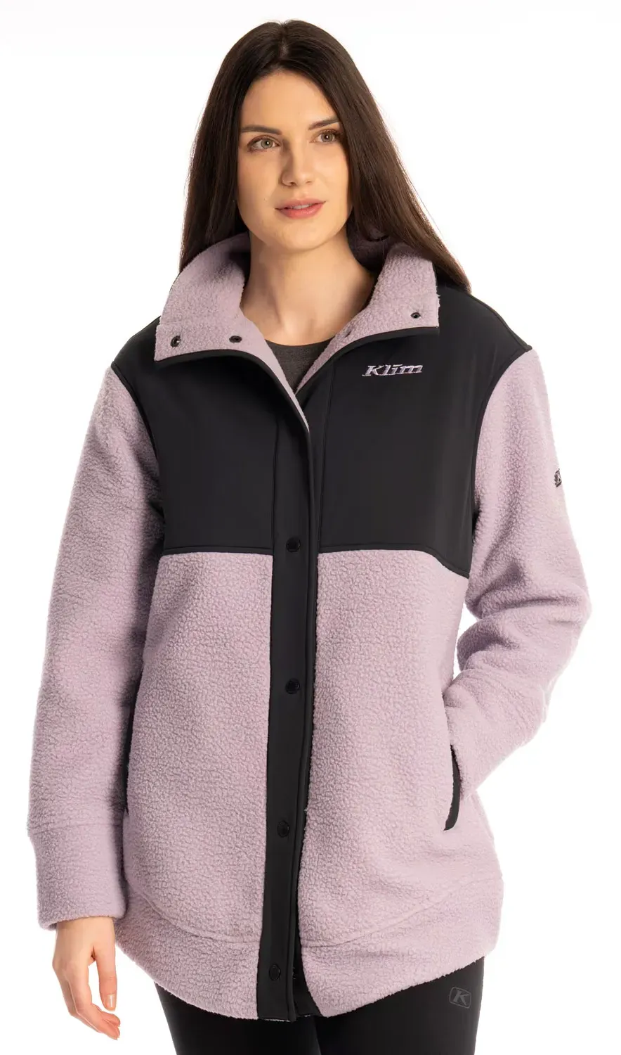 Klim High Pile Mountain, veste textile femme - Violet/Noir - S