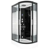 AcquaVapore Dusche Duschkabine D30-73M2R-EC Duschtempel Sauna 80x120 cm MIT 2K Scheiben Versiegelung