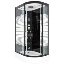 AcquaVapore Dusche Duschkabine D30-73M2R-EC Duschtempel Sauna 80x120 cm MIT 2K Scheiben Versiegelung