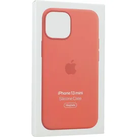 Apple iPhone 13 mini Silikon Case mit MagSafe pink pomelo