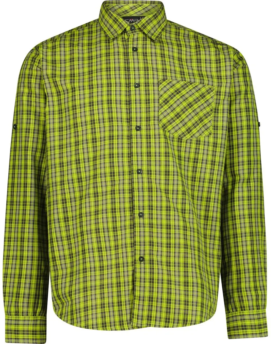 CMP MAN Shirt Long Sleeves mela-pine-sage (15ZV) 56