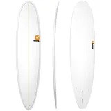 Torq Surfboard Epoxy TET 9,0 Longboard Pinlines weiß