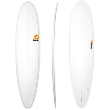 Torq Surfboard Epoxy TET 9,0 Longboard Pinlines weiß